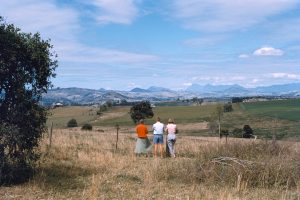 NSW border: mountains from Boonah Sept 1958