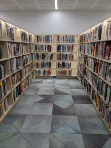 Rows of books