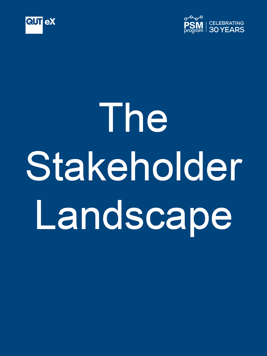 Cover image for The Stakeholder Landscape